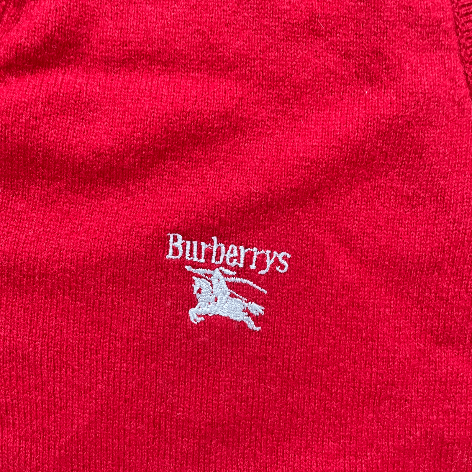 Burberry Burberry Vintage Pure Wool Vest Red Size L Size US L / EU 52-54 / 3 - 3 Thumbnail