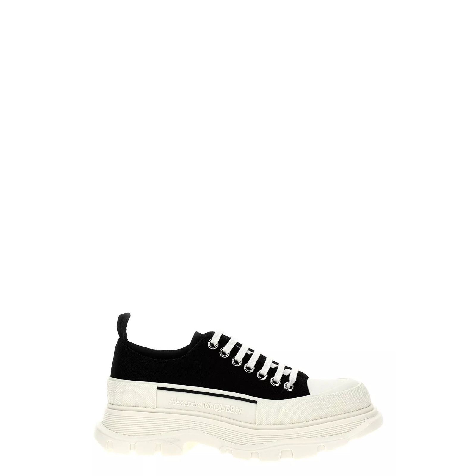 Alexander McQueen ALEXANDER MCQUEEN White/Black Sneakers New & Authentic (Men' Size US 7 / EU 40 - 1 Thumbnail