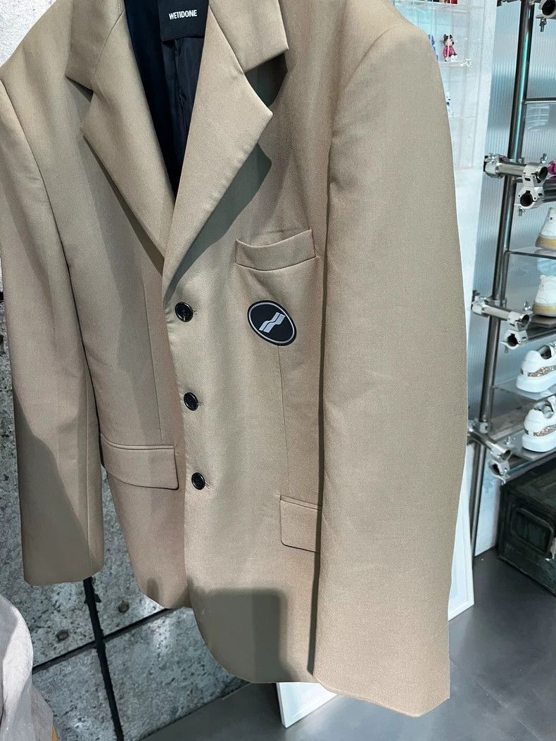 Celine Welldone Blazer in Beige Color Size US M / EU 48-50 / 2 - 7 Thumbnail