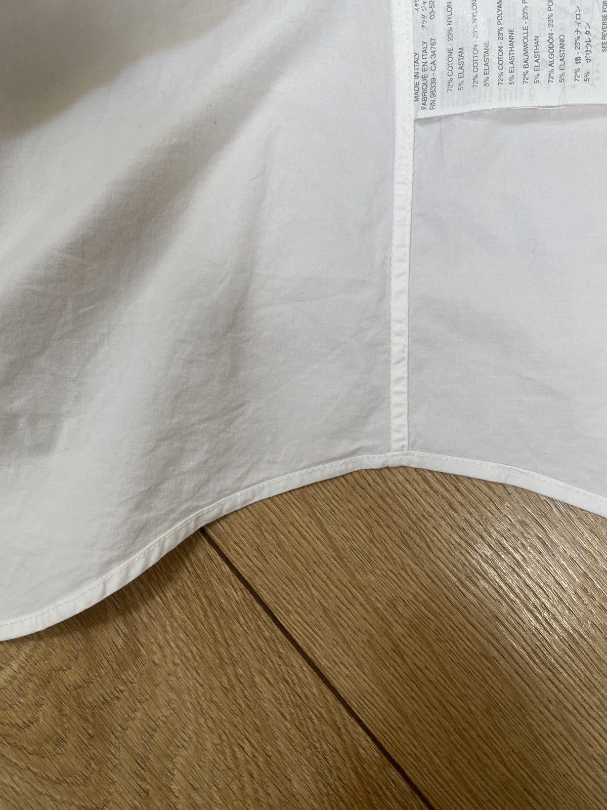 Helmut Lang Helmut Lang Classic White Button-Up Shirt Size US M / EU 48-50 / 2 - 8 Thumbnail