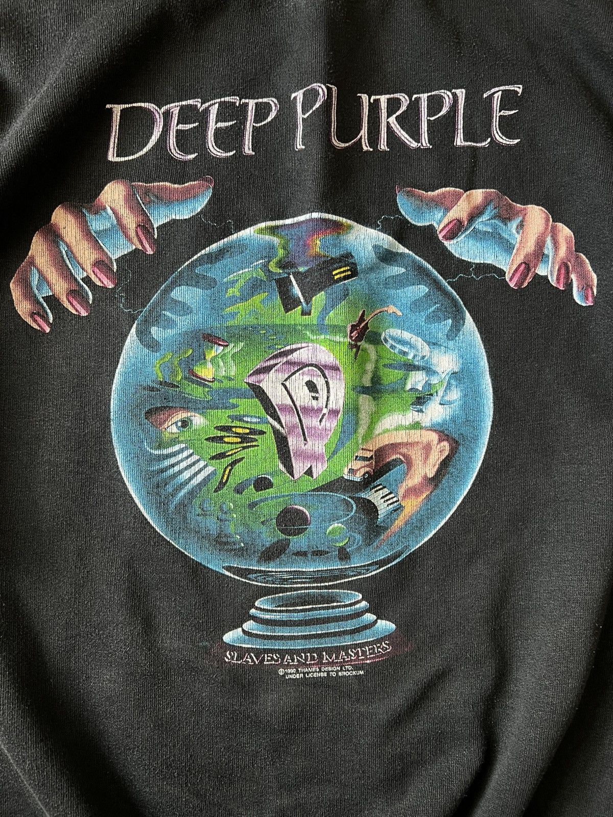 Band Tees Deep Purple 1990 Vintage Band Sweatshirt Size US M / EU 48-50 / 2 - 3 Thumbnail