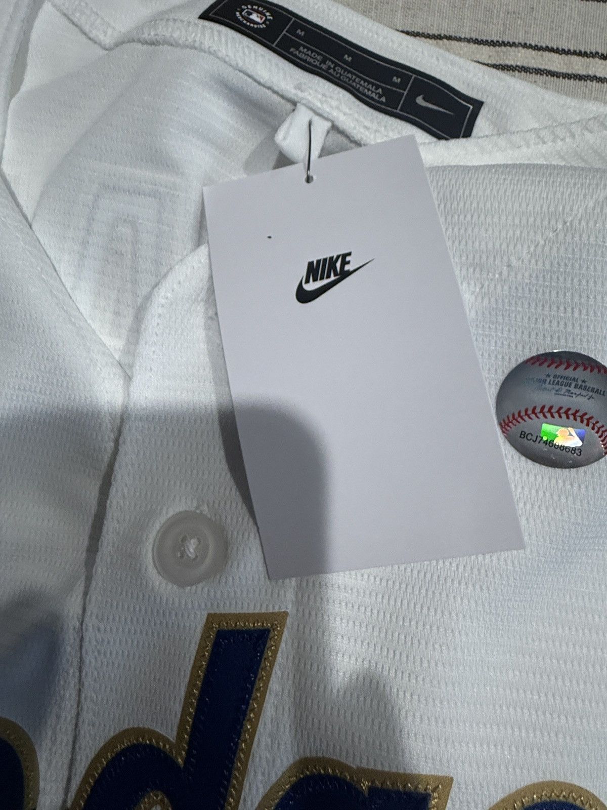Nike NIKE SHOHEI OHTANI DODGERS 2025 WS CHAMP JERSEY GOLD SERIES Size US M / EU 48-50 / 2 - 17 Thumbnail