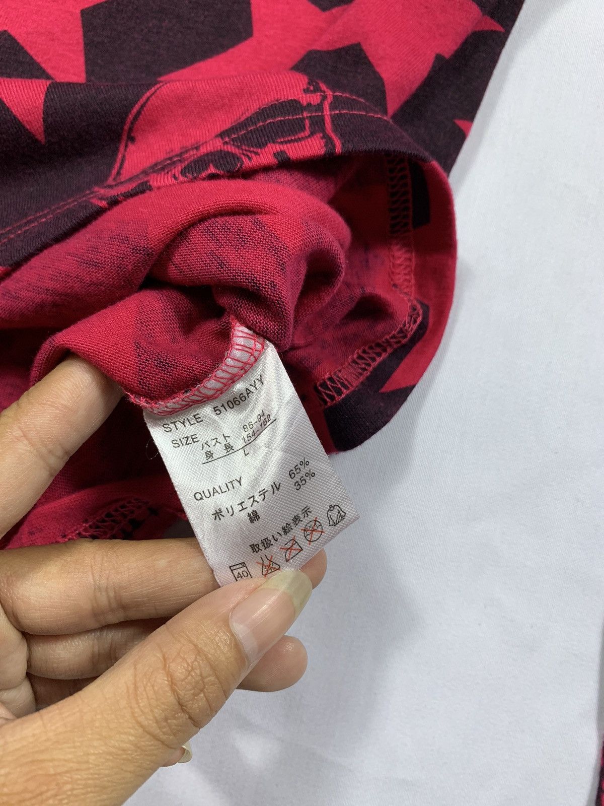 If Six Was Nine JAPANESE PUNK ROCK GRUNGE SKULL STAR LONG SLEVEE Size US M / EU 48-50 / 2 - 5 Thumbnail