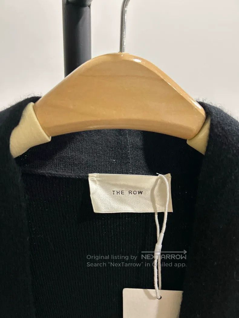 The Row The Row Black wool long knit coat Size XS / US 0-2 / IT 36-38 - 3 Thumbnail