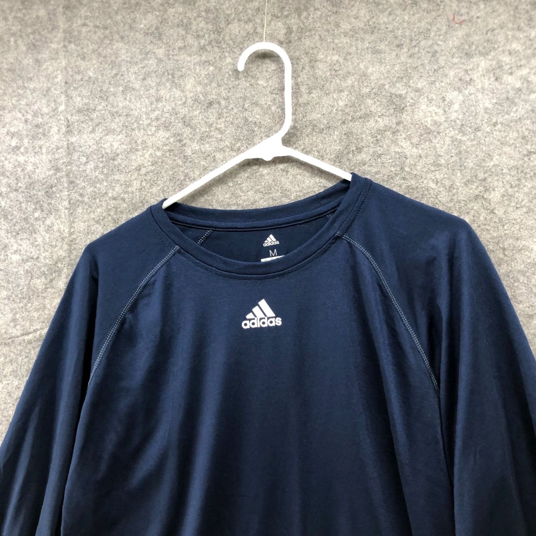 Adidas Adidas Long Sleeve T Shirt Mens M Blue Climalite Performance Crewneck Size US M / EU 48-50 / 2 - 3 Thumbnail