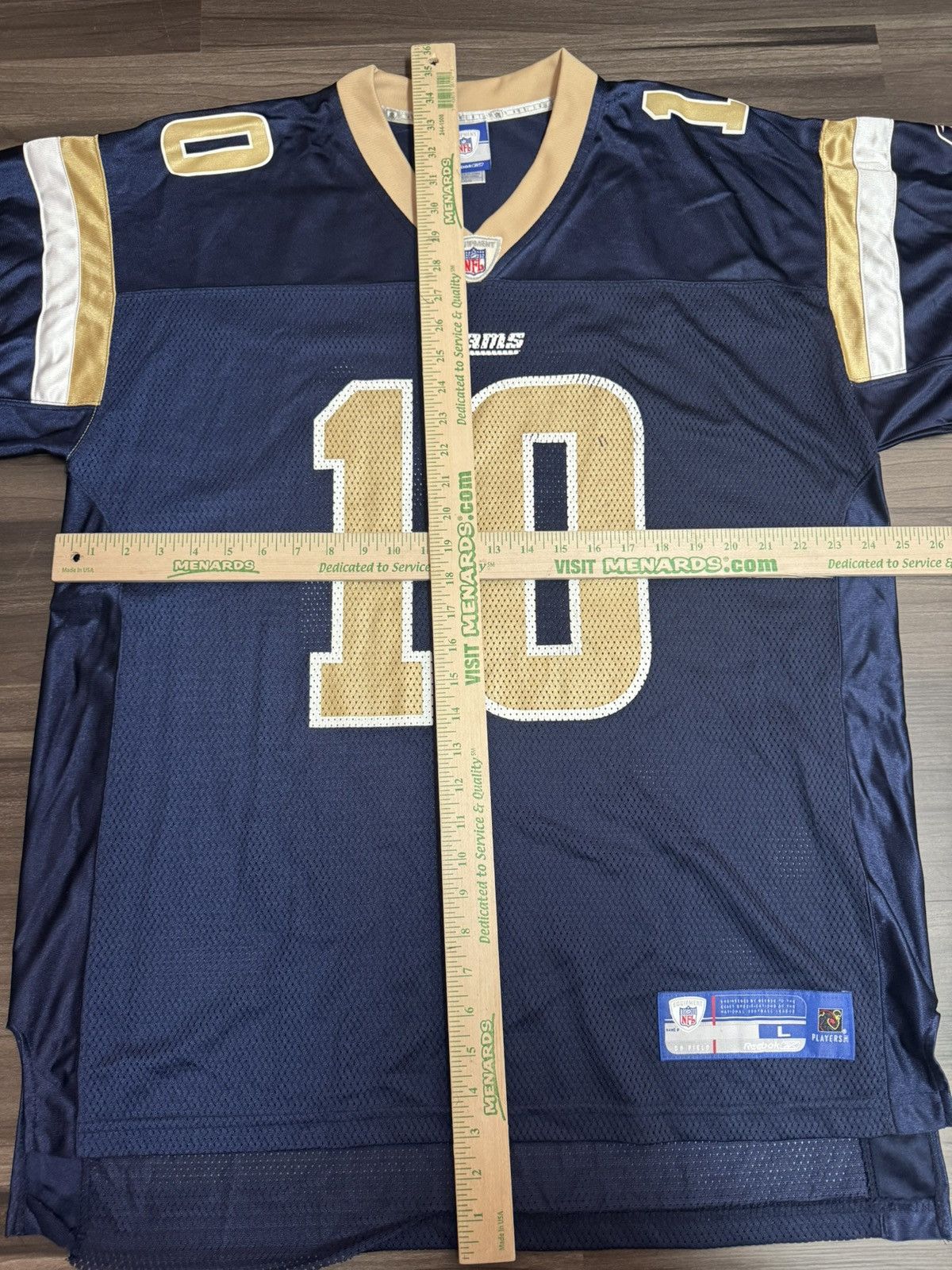 Reebok Reebok St. Louis Rams Marc Bulger 10 NFL Home Jersey Size US L / EU 52-54 / 3 - 5 Thumbnail