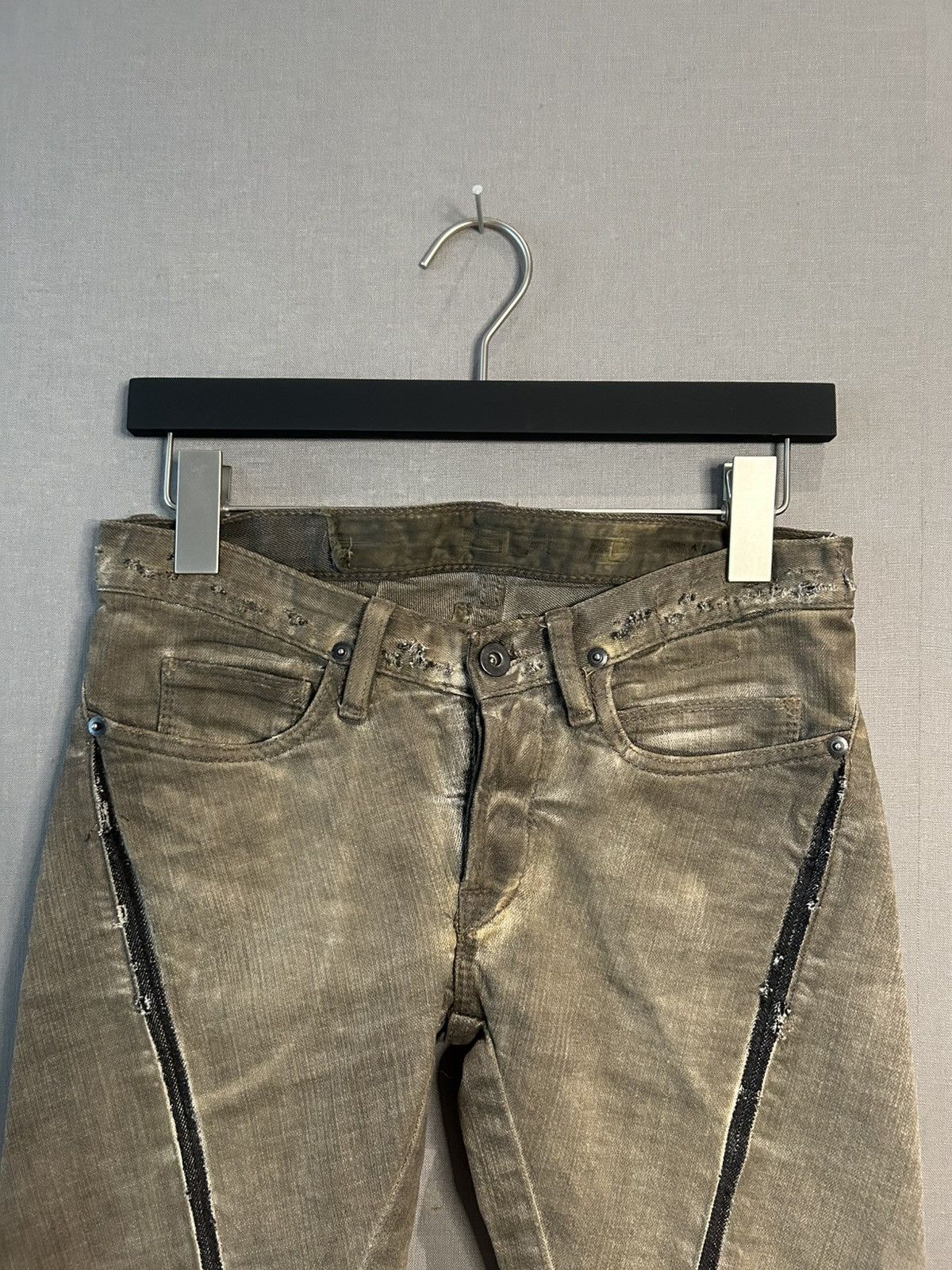 Rick Owens Rick Owens FW07 “Dust” Spiral Cut Jeans Size US 29 - 4 Thumbnail