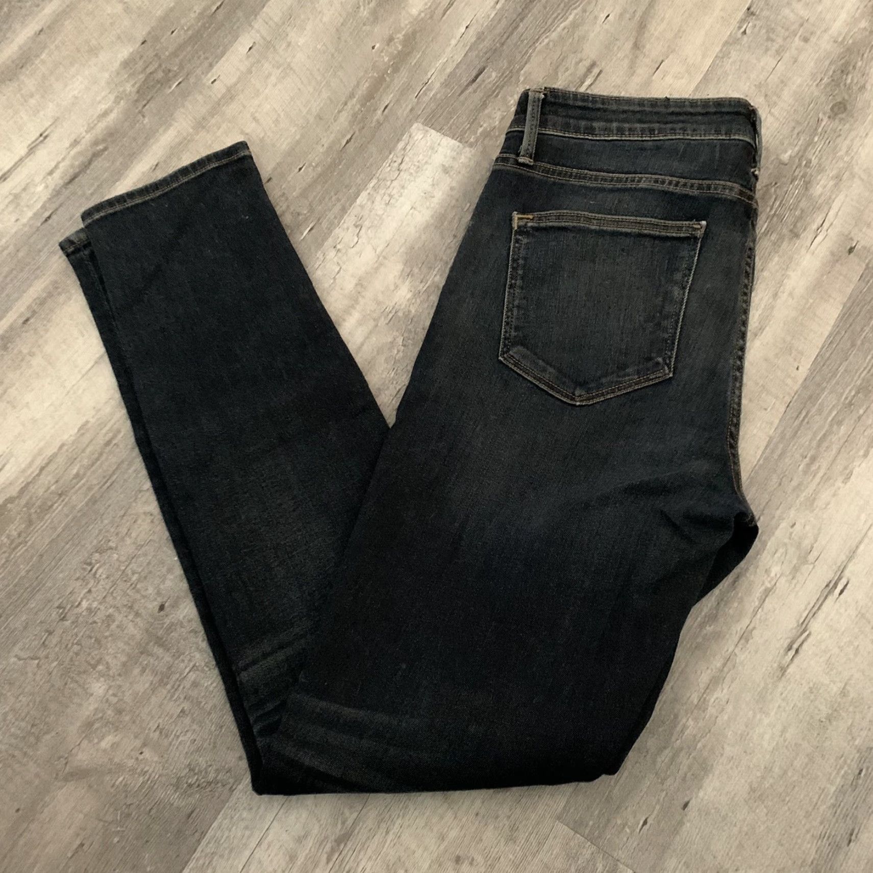 Vince Vince Jeans Womens 27 Skinny Mid-Rise Dark Blue Wash Stretch Denim Jeans Women 27 Skinny Mid-Rise Dark Blue Vince Womens Jeans Size 27" / US 4 / IT 40 - 3 Thumbnail