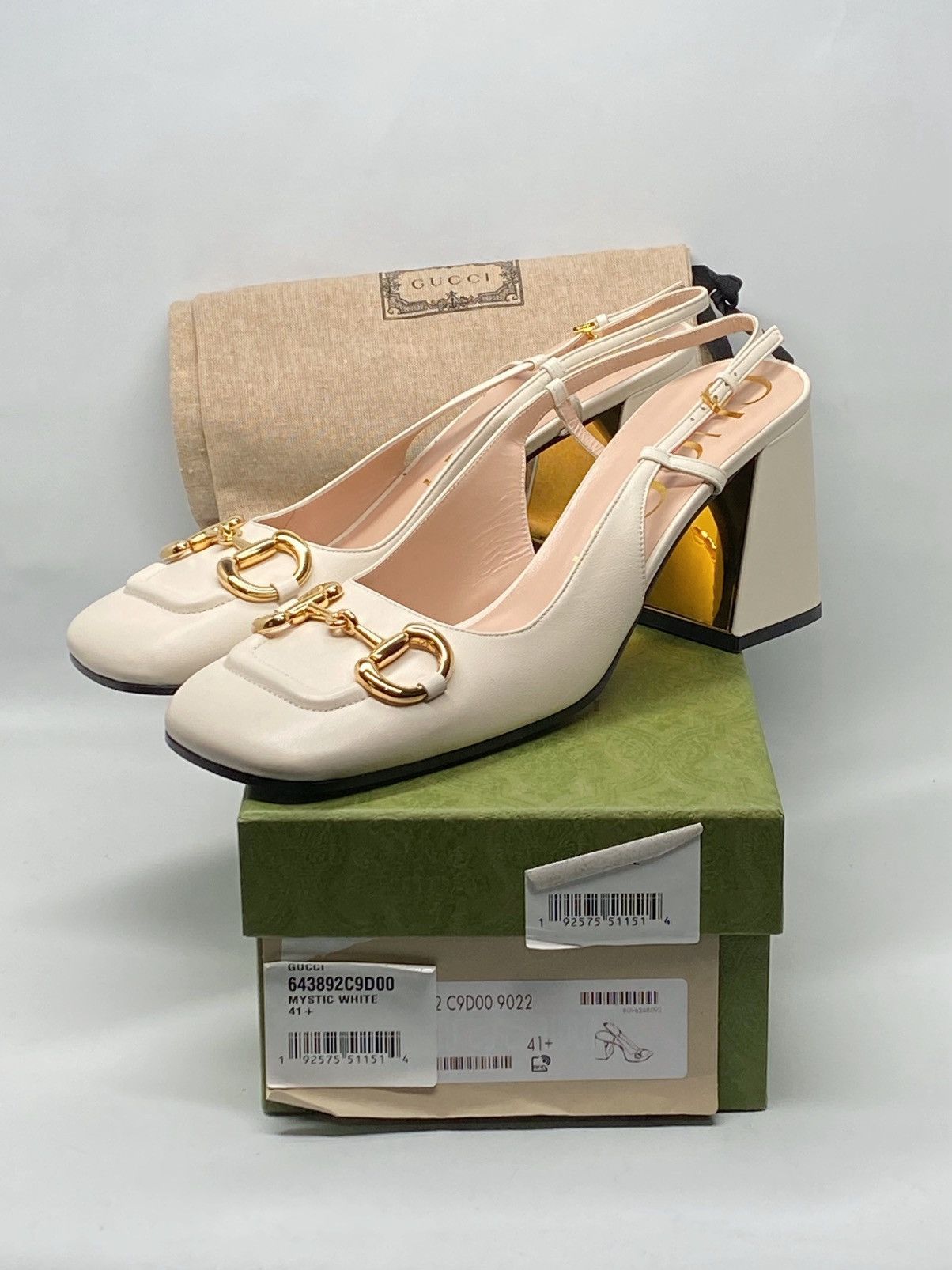 Gucci Gucci Baby Mid-Heel Horsebit Slingback Pumps size 41.5 Size US 11.5 / IT 41.5 - 13 Thumbnail