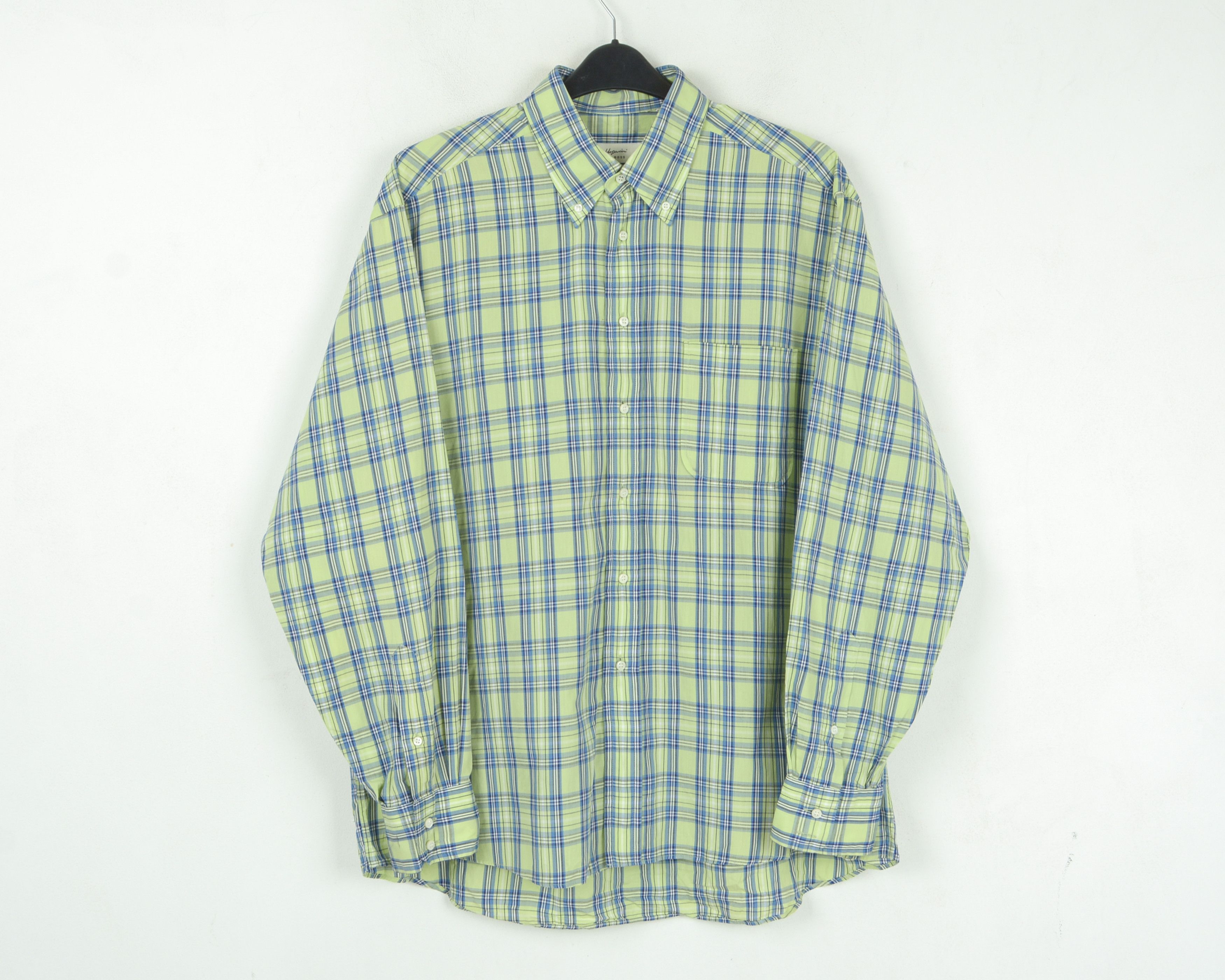 Hugo Boss HUGO BOSS Baldessarini Casual Shirt Striped Long Sleeved Size US XL / EU 56 / 4 - 1 Thumbnail