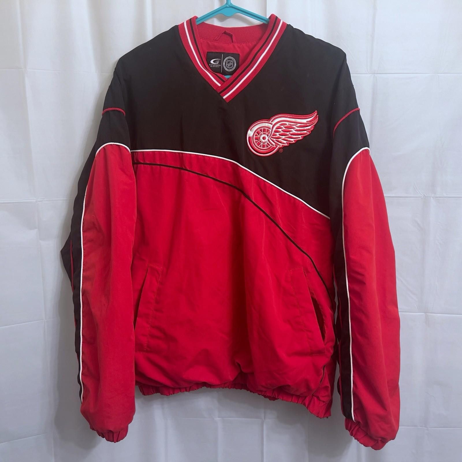 G-III G-III Sports Detroit Red Wings Windbreaker Men's Medium Size ONE SIZE - 1 Thumbnail