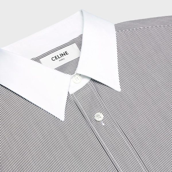 Celine o1bcso1str0125 Cotton Poplin Shirt in Multicolor Size US S / EU 44-46 / 1 - 3 Thumbnail
