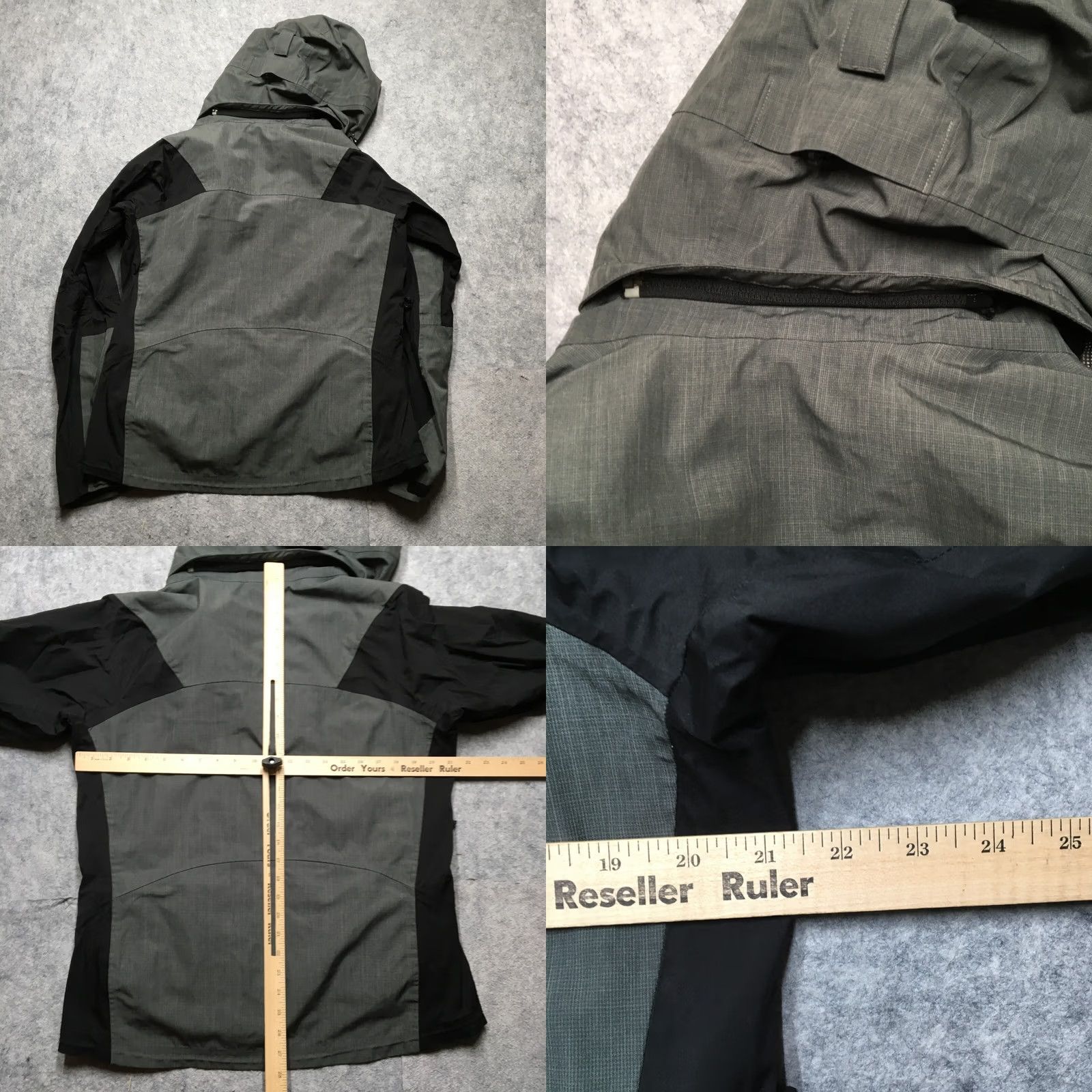 Vintage Columbia Titanium Tech Ski Shell Jacket Womens Large L Gray Hooded Interchange Jacket Size L / US 10 / IT 46 - 8 Thumbnail
