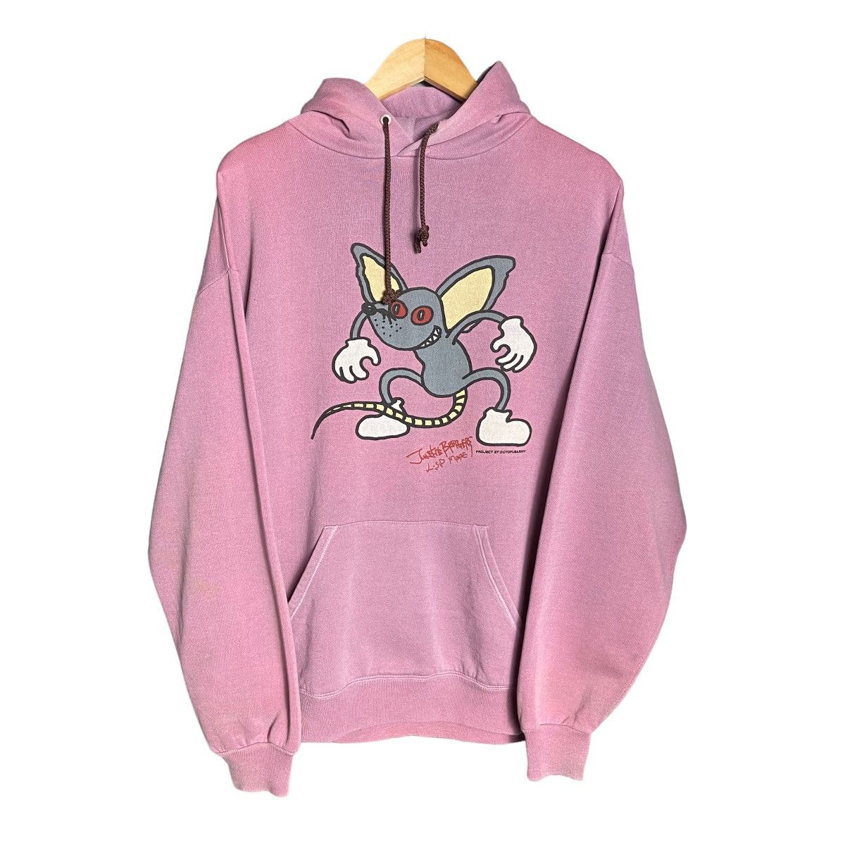 Octopus Vintage 90s Octopus Army Junkie Brothers Mouse Skate Hoodie Size US XL / EU 56 / 4 - 1 Thumbnail