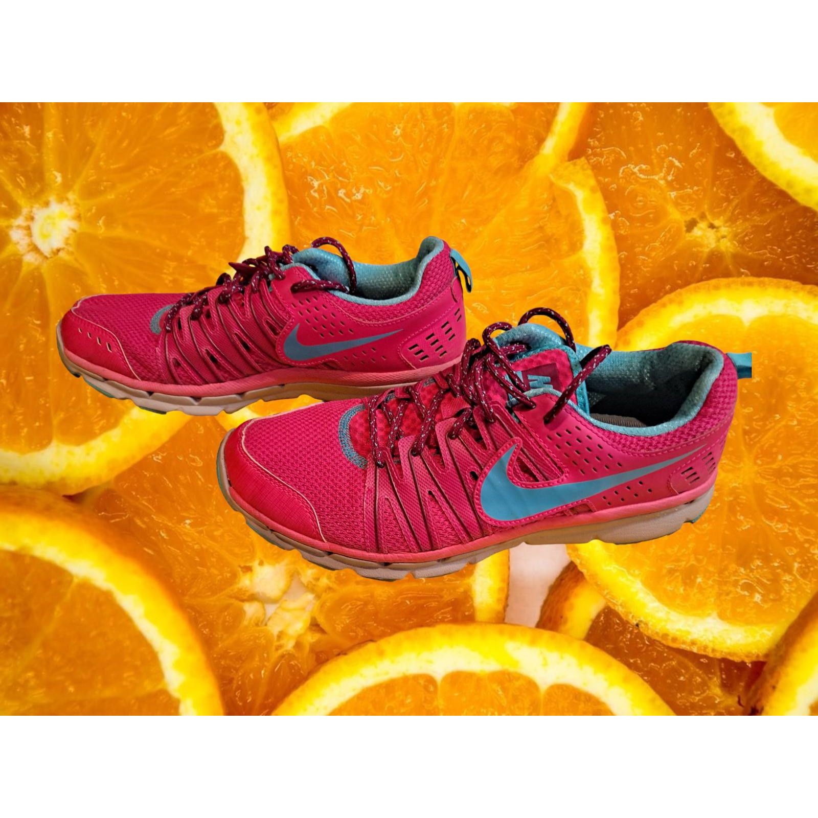 Nike Nike Flex Trail 2 Pink and Blue Woman's Running Shoes Size 1 Size ONE SIZE - 1 Thumbnail
