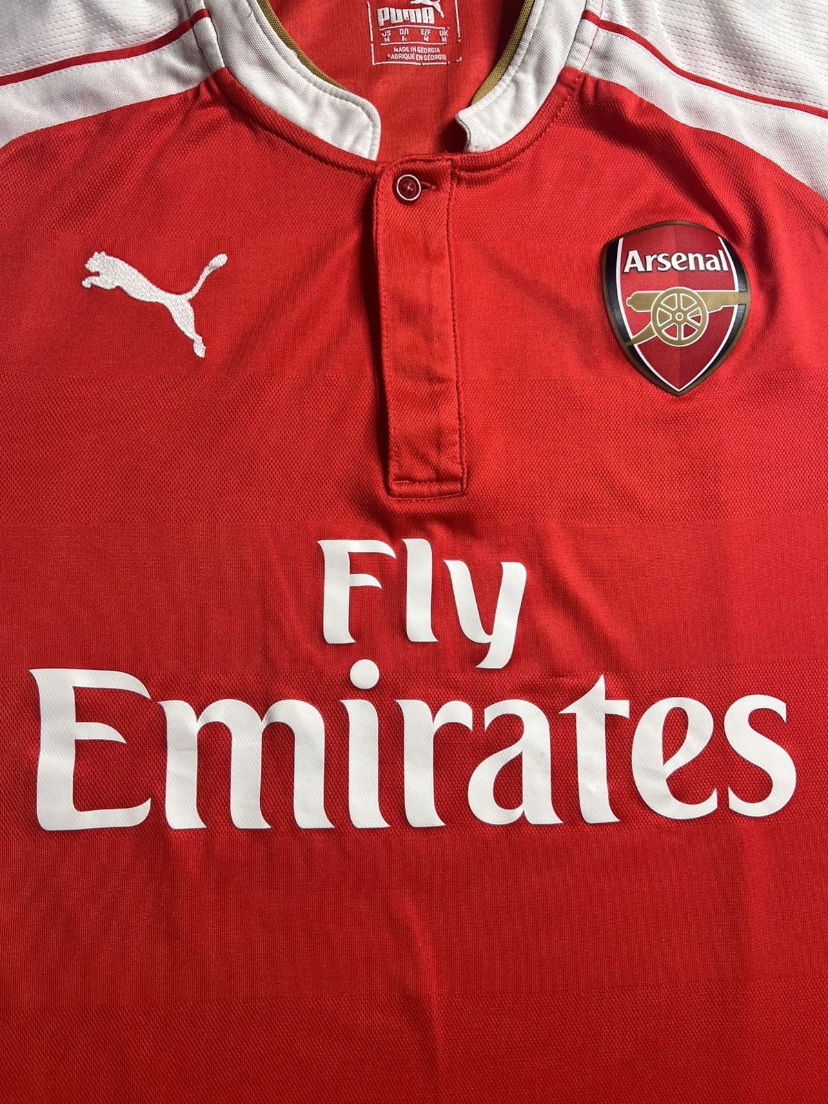 Puma ARSENAL PUMA FOOTBALL HOME JERSEY #11 OZIL Size US M / EU 48-50 / 2 - 4 Thumbnail