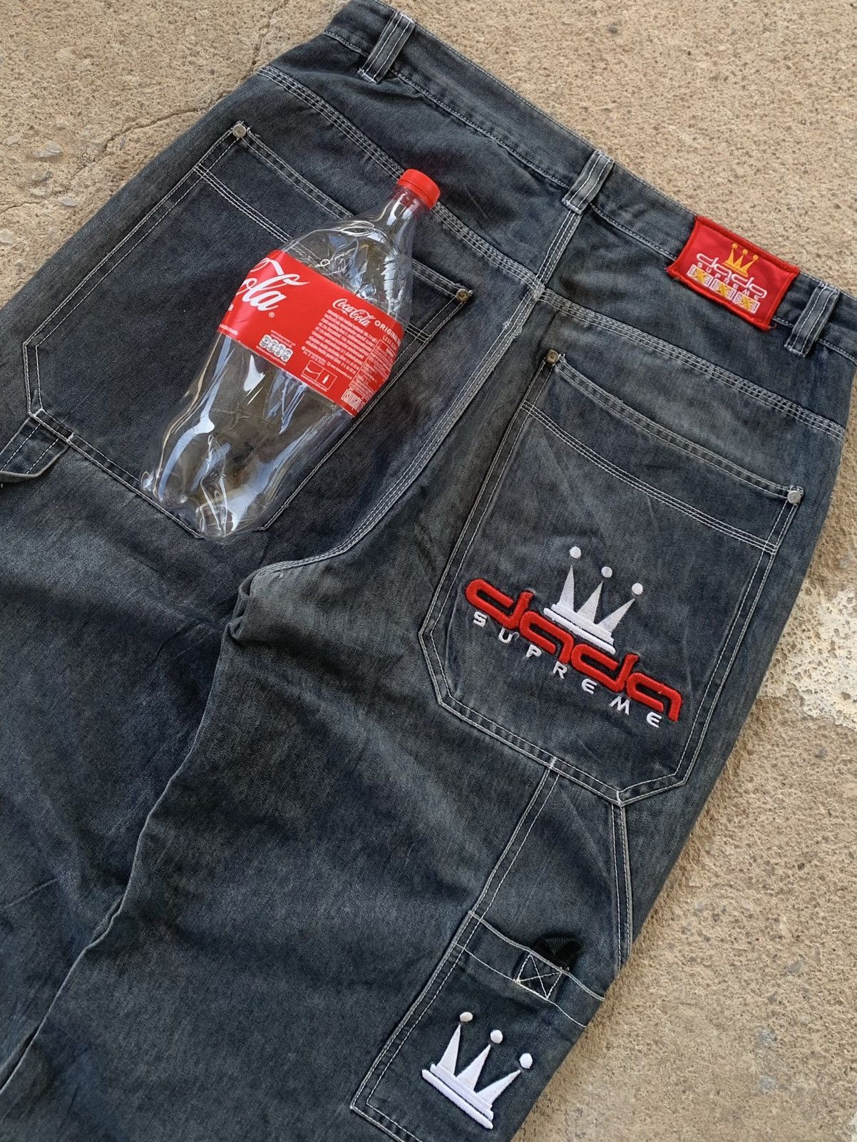 JNCO × Vintage Vintage Y2K Dada supreme carpenter baggy jeans Size US 36 / EU 52 - 4 Thumbnail