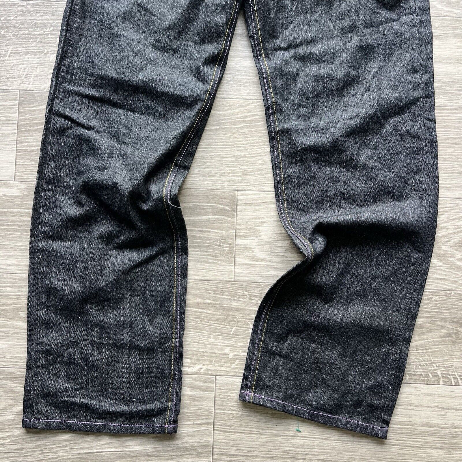 Other Vintage Y2k Jeans Mens Emo Skater Baggy Grunge Embroidered Size US 36 / EU 52 - 6 Thumbnail