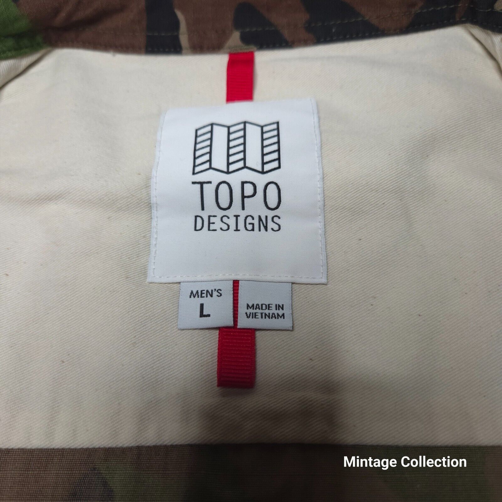 Topo Designs Topo Designs Field Jacket Shirt Military Camo Snap Button L Size US L / EU 52-54 / 3 - 9 Thumbnail