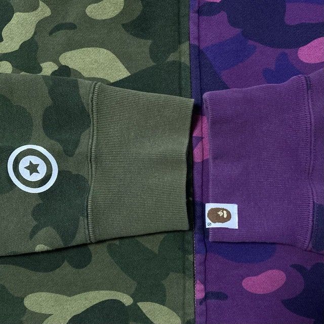 Bape BAPE Shark Full Zip Hoodie Purple camo green camo APE Size US XL / EU 56 / 4 - 6 Thumbnail