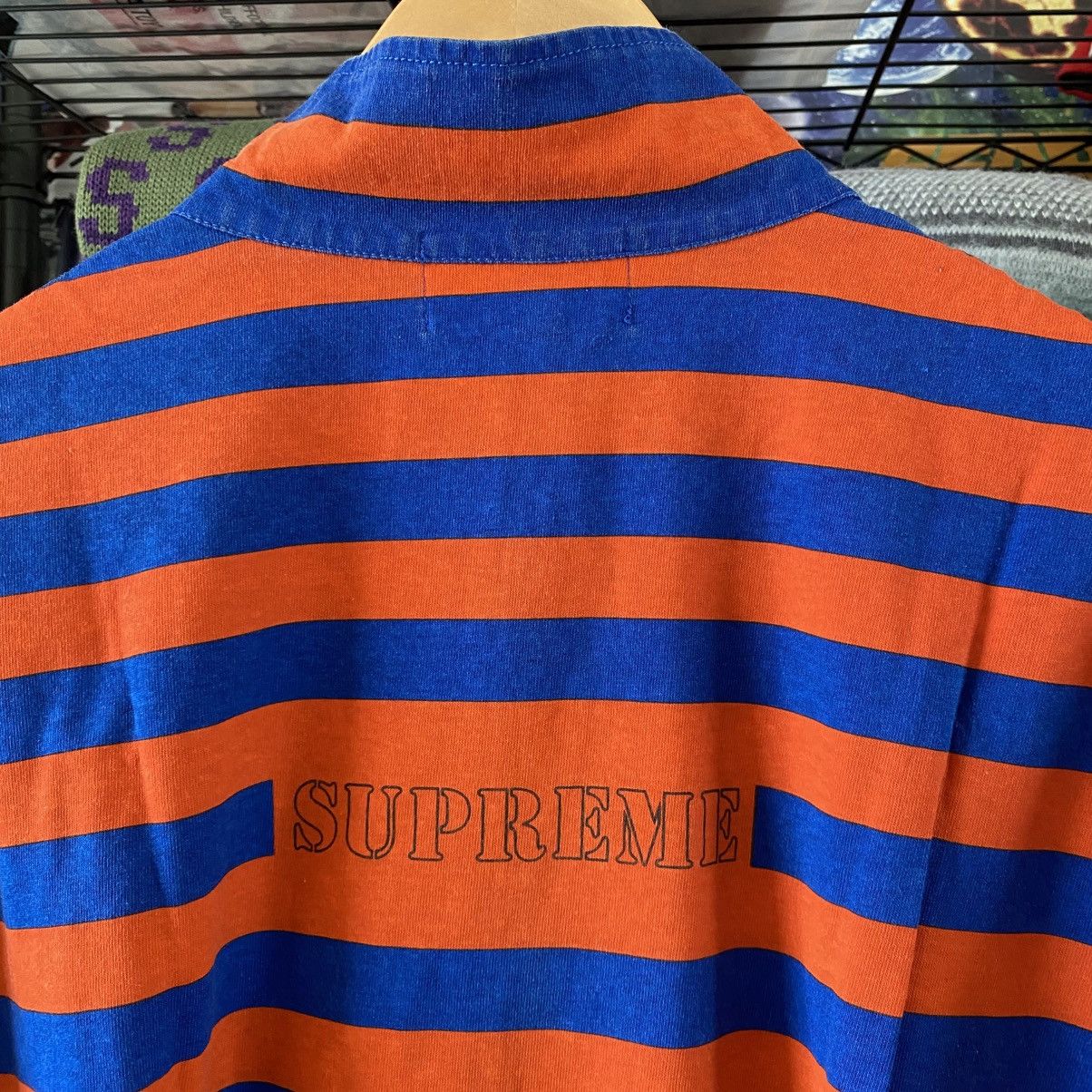 Stone Island × Supreme Supreme Stone Island Quarter Zip Longsleeve Top Orange 2016 Size US L / EU 52-54 / 3 - 5 Thumbnail