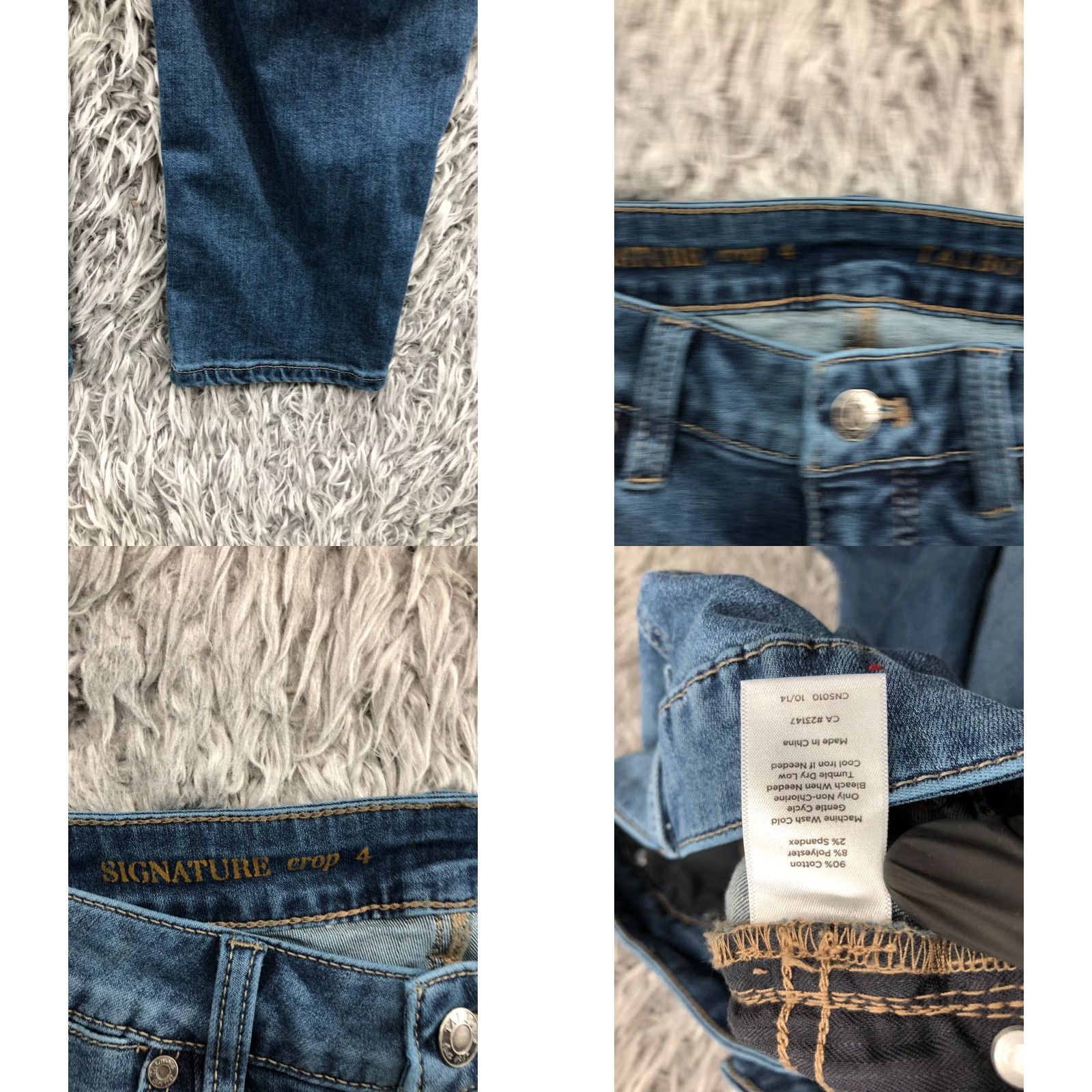 Talbots Talbots Jeans Cropped Women Size 4 Medium Blue 5-Pocket Denim Waist 27 Inseam 24 In Brand Talbots Regular Rise Mid Vintage No Size 27" / US 4 / IT 40 - 8 Thumbnail