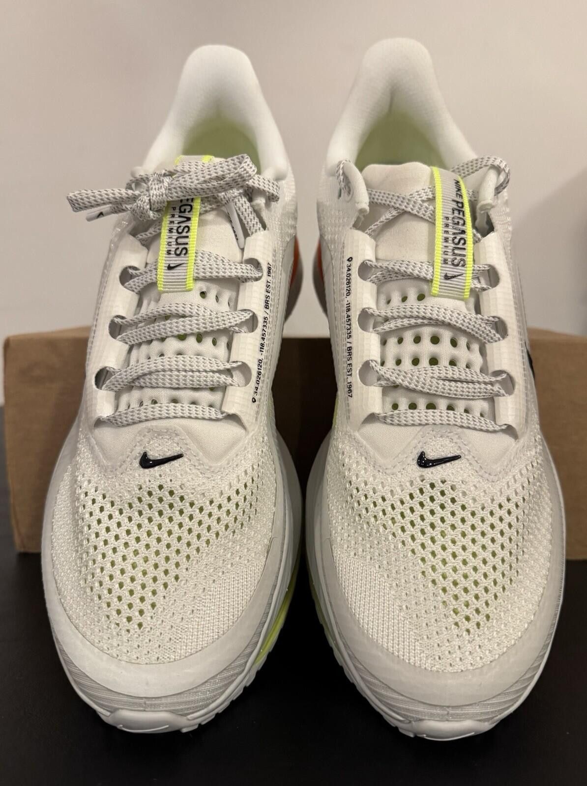 Nike Nike Air Zoom Pegasus Premium White Volt Black Size US 10.5 / EU 43-44 - 4 Thumbnail