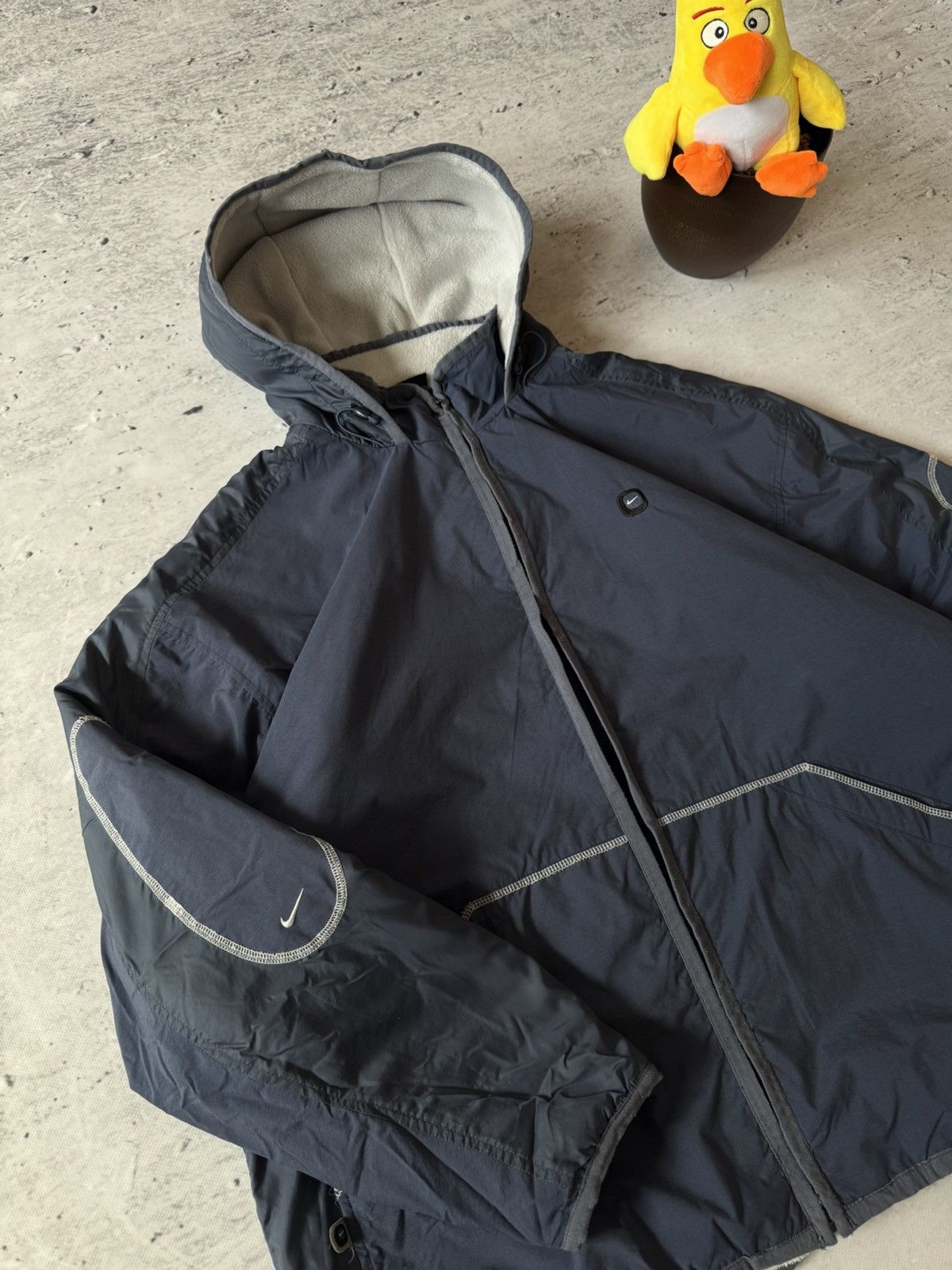 Nike × Vintage NIKE VINTAGE BASIC LOGO OVERSIZE BAGGY LIGHT JACKET Size US XL / EU 56 / 4 - 2 Thumbnail