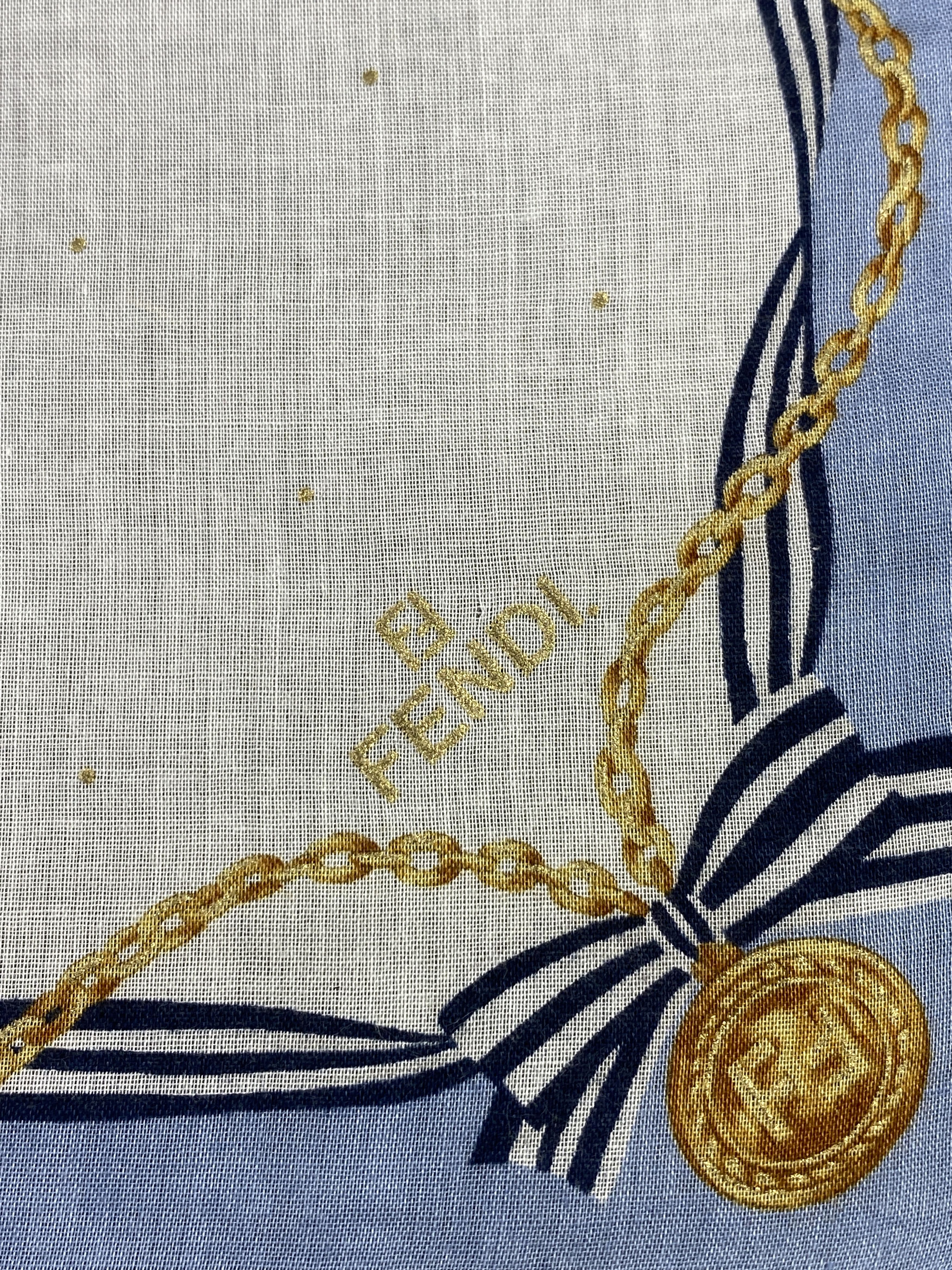 Fendi Vintage Fendi Handkerchief / Neckerchief KT0185 Size ONE SIZE - 7 Thumbnail
