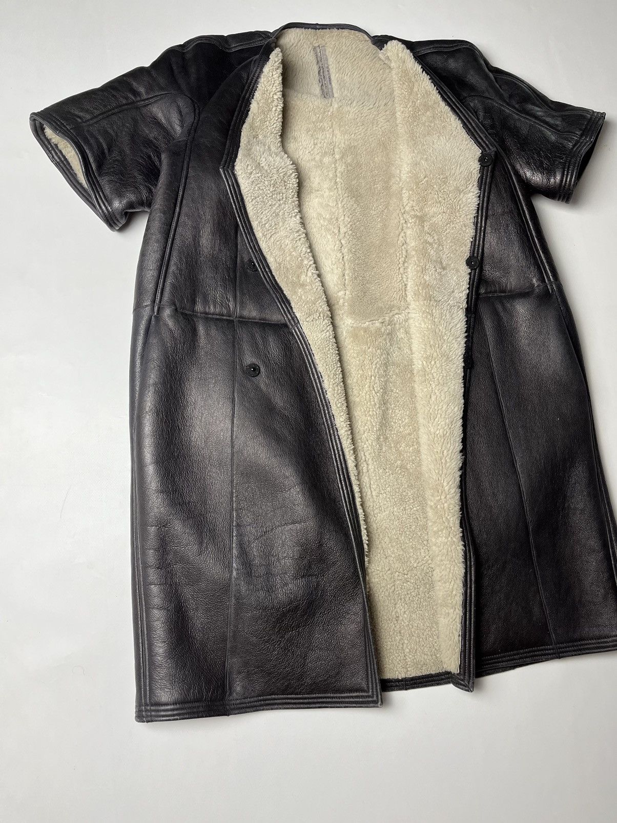Rick Owens Rick Owen’s Sphinx F/W 15 Leather Jacket Size M / US 6-8 / IT 42-44 - 2 Thumbnail