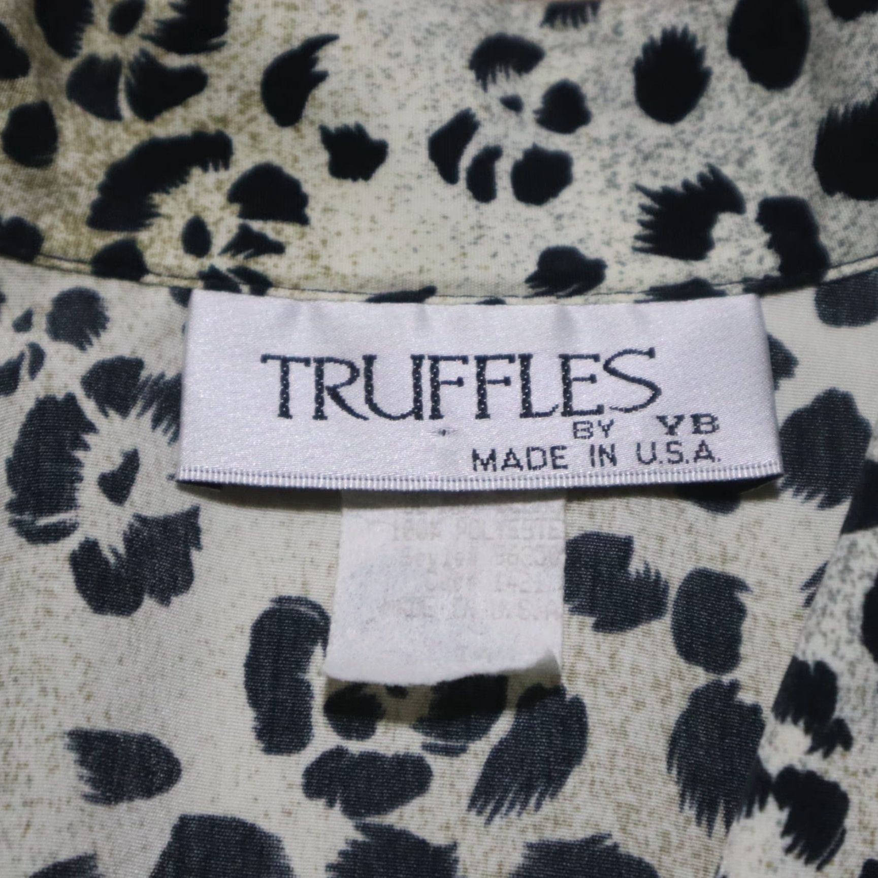 Vintage VINTAGE Blouse Shirt WOMEN XL Truffles Floral Long Sleeve Button Up Casual Brown Polyester Chiffon Flower 1960s Ladies Blouse Size XL / US 12-14 / IT 48-50 - 3 Thumbnail