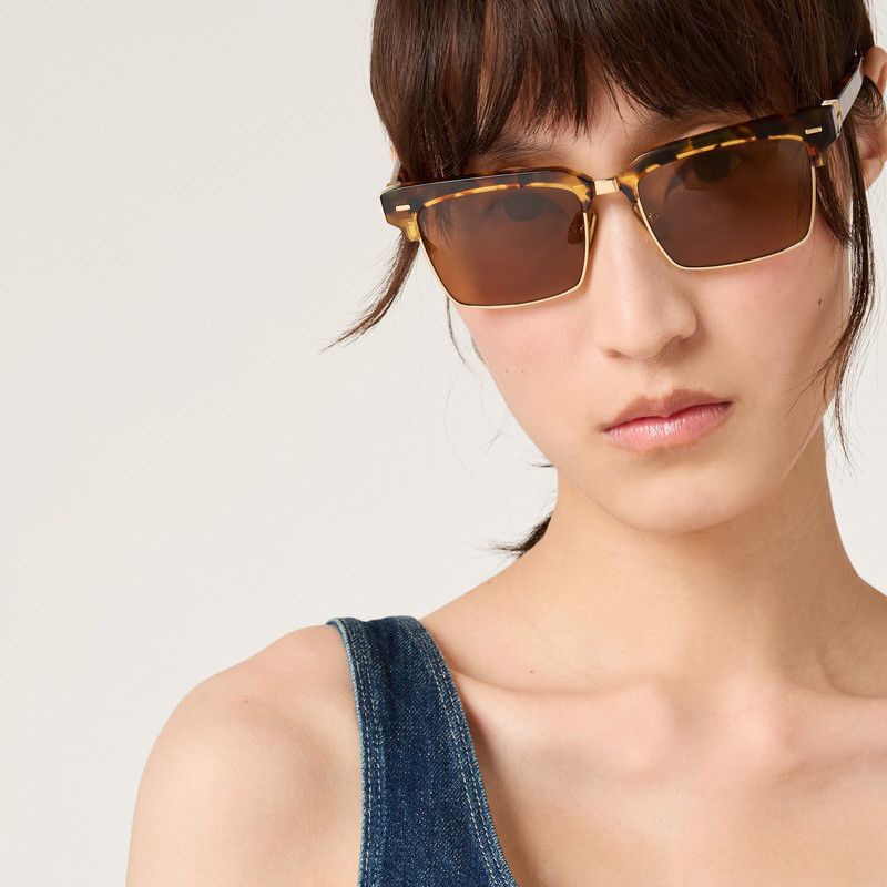 Miu Miu o1B3y1r0426 Size: L / Stretch Denim Top in Blue Size ONE SIZE - 5 Thumbnail