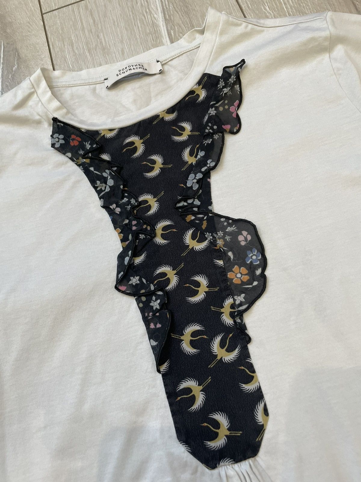 DOROTHEE SCHUMACHER dorothee schumacher silk cotton top t shirt Size XXS / US 00 / IT 34 - 2 Thumbnail