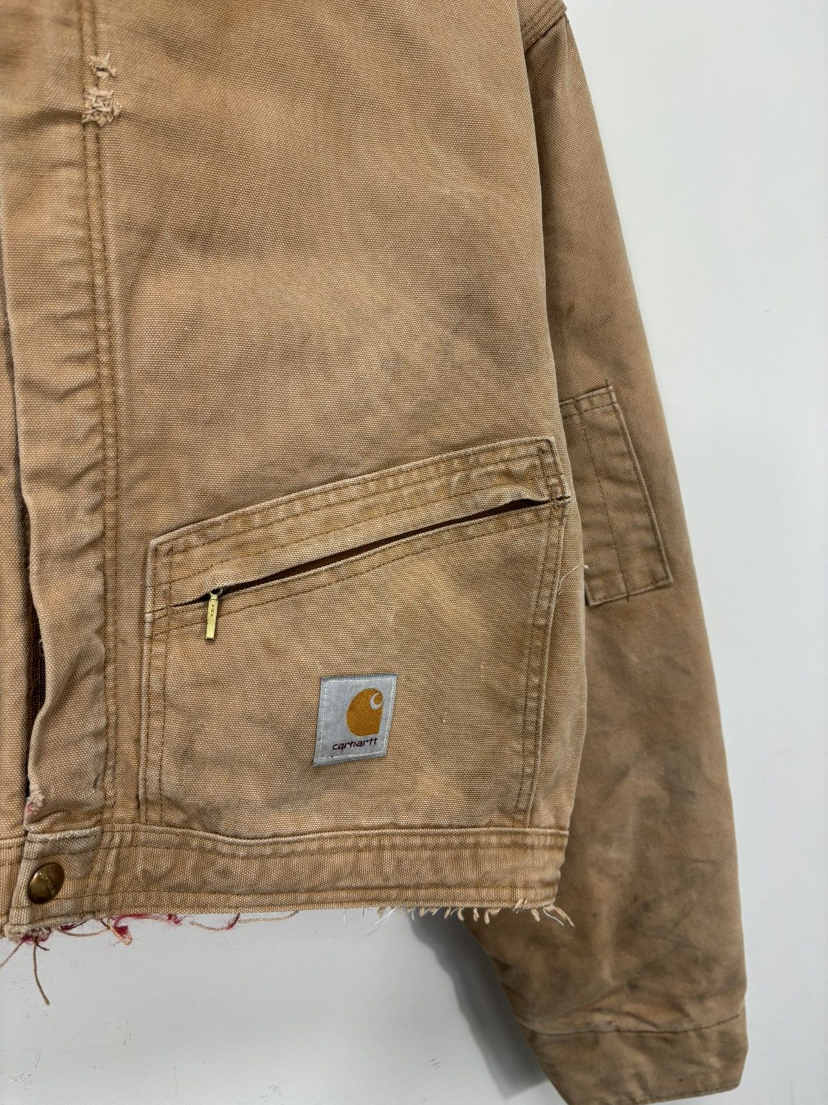 Carhartt Vintage Carhartt USA Faded Workwear Hype Boxy Cropped Jacket Size US M / EU 48-50 / 2 - 7 Thumbnail