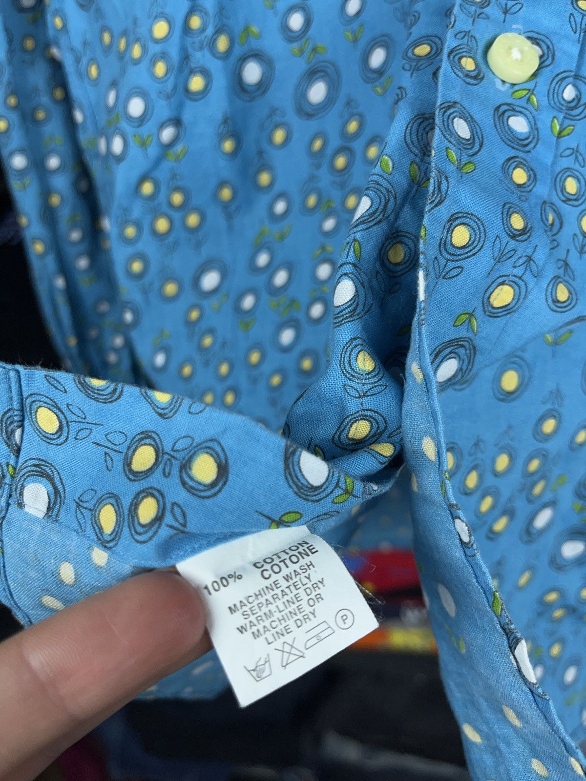 Evisu Evisu Hidehiko Yamane crazy pattern made in Japan shirt Size US L / EU 52-54 / 3 - 5 Thumbnail