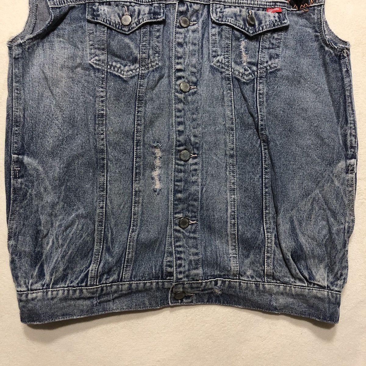 Japanese Brand Japanese Brand SUREVE Sleeveless Denim Jacket Size US M / EU 48-50 / 2 - 3 Thumbnail