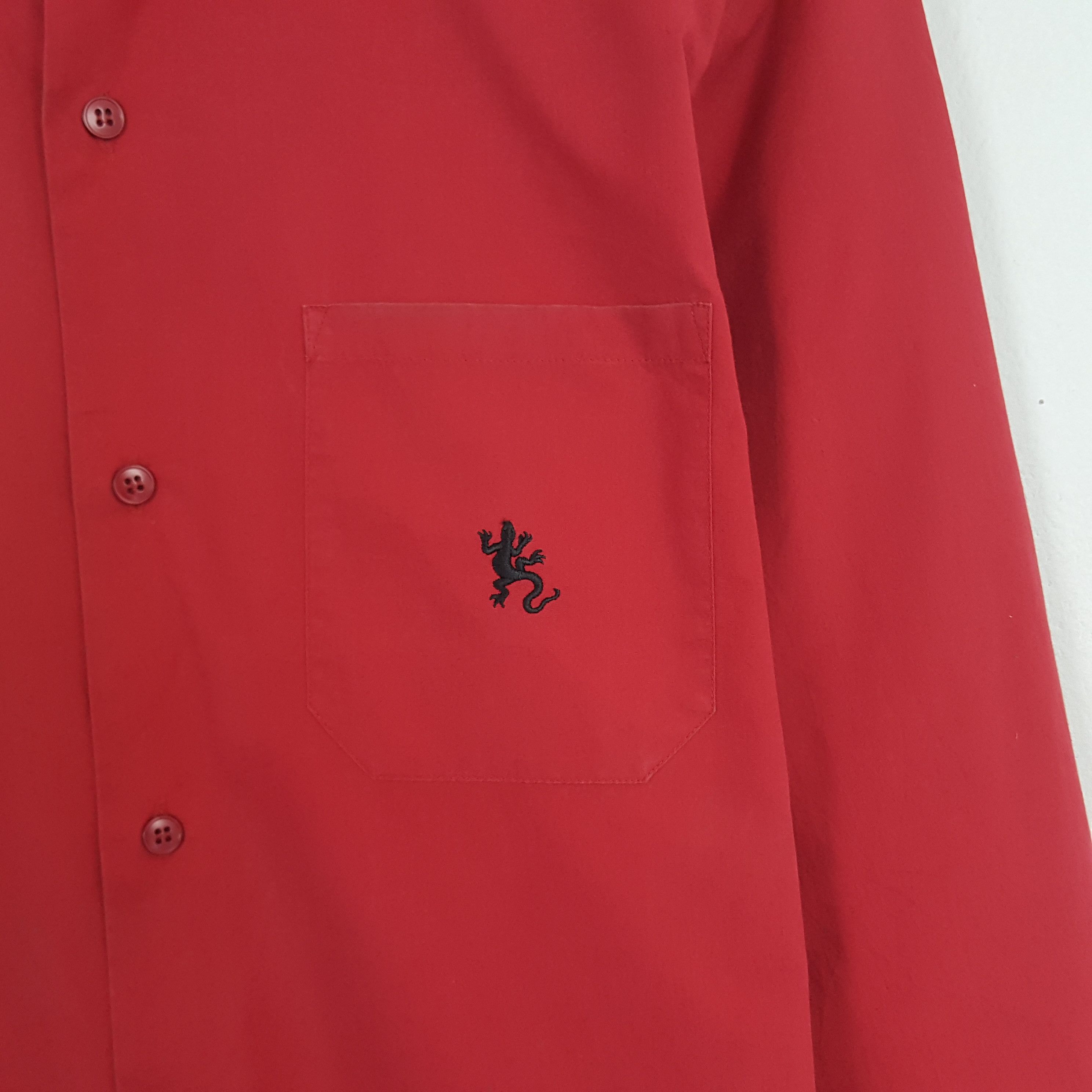 Designer × Vintage × agnes b. Vintage Agnes b Embroidery Logo Button Up Shirt Size US M / EU 48-50 / 2 - 2 Thumbnail