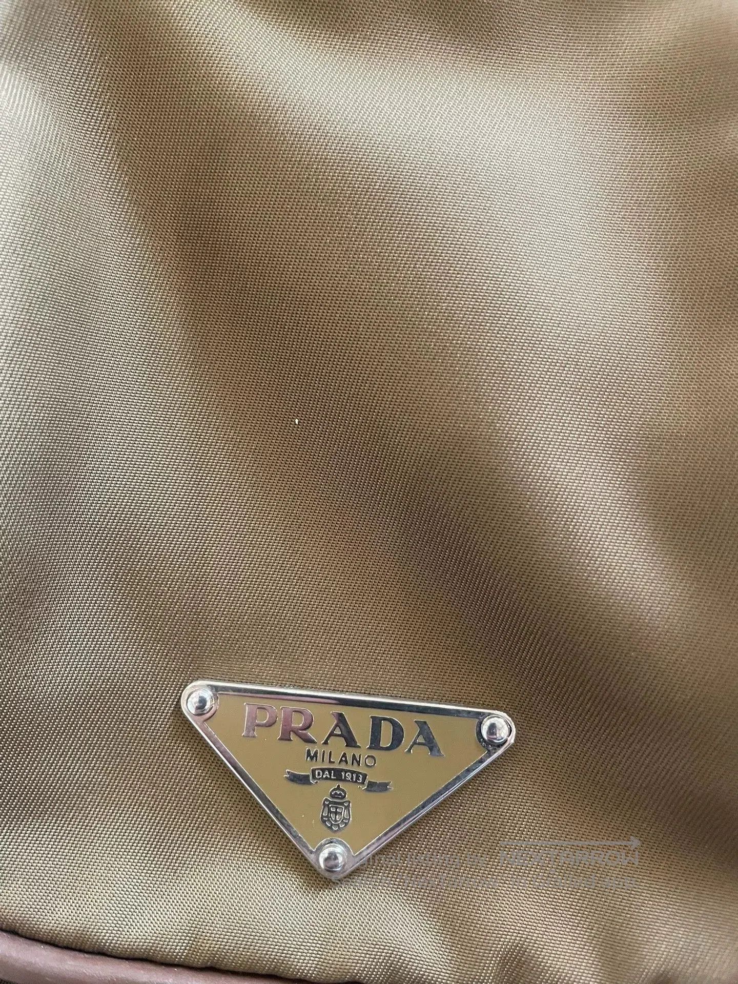 Prada PRADA Wool Leather Combination Handbag. Size ONE SIZE - 5 Thumbnail