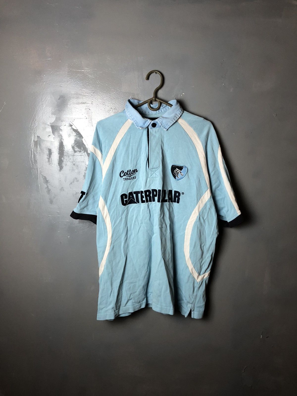 Vintage Vintage men’s rugby jersey size L Cotton Size US L / EU 52-54 / 3 - 1 Thumbnail