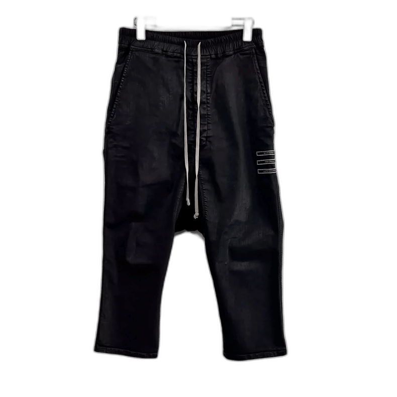 Rick Owens rickowens Double Line Waxed 7 - point Pants-2508 Size US 26 / EU 42 - 1 Thumbnail