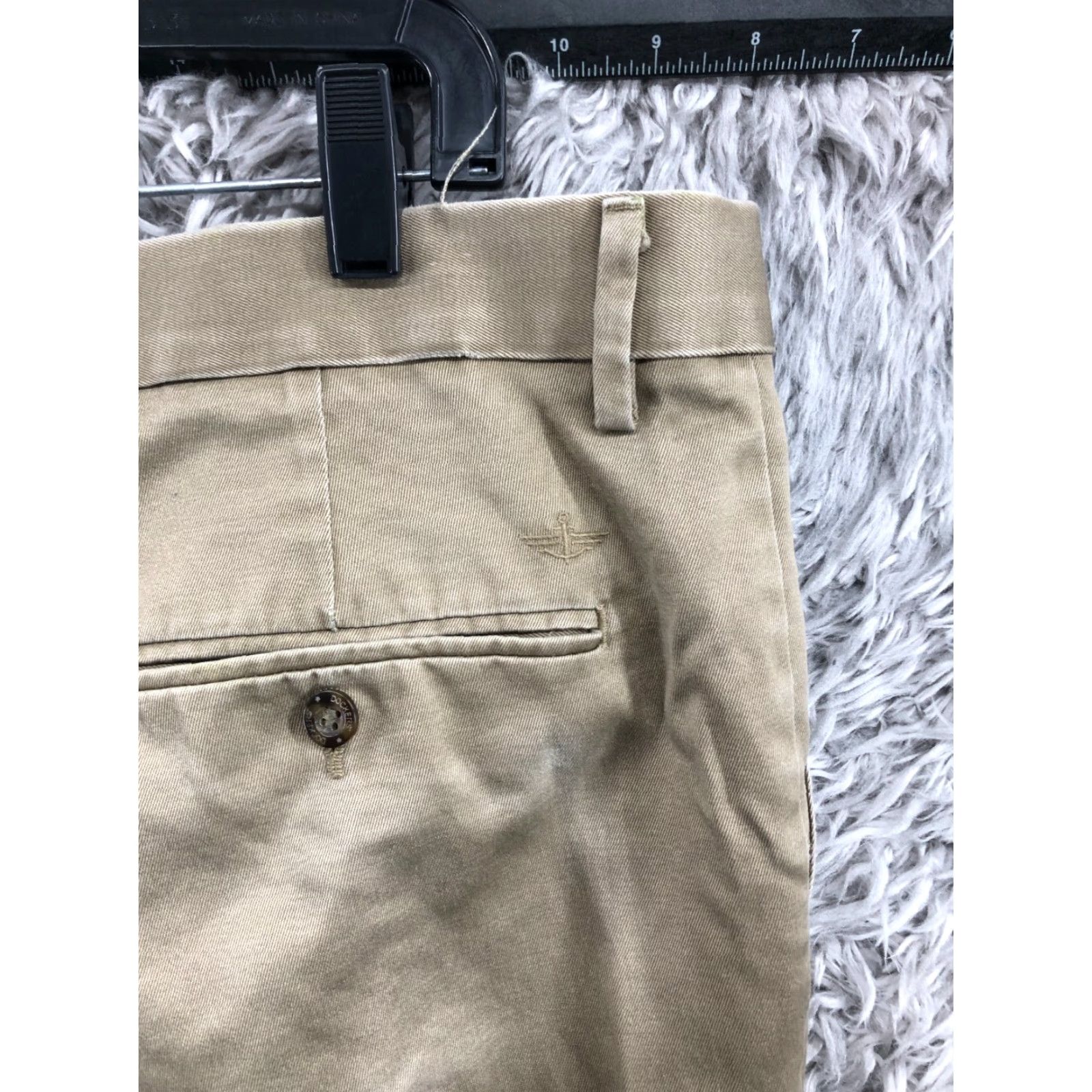 Dockers Dockers D3 Classic Fit Khaki Pants Mens 38x31 Beige Flat Front 5-Pocket Stretch Casual Formal Business Pants Size US 38 / EU 54 - 6 Thumbnail