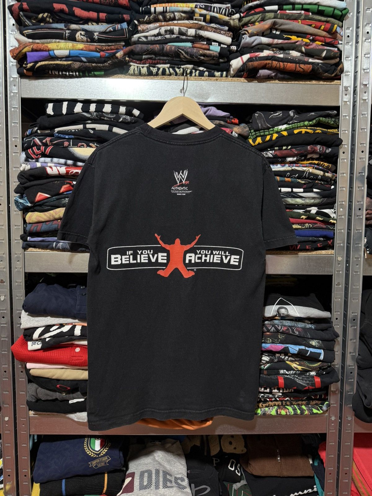 Vintage × WWE × WWF Vintage 2002 HBK If You Believe You Will Achive T-Shirt Size US M / EU 48-50 / 2 - 2 Thumbnail