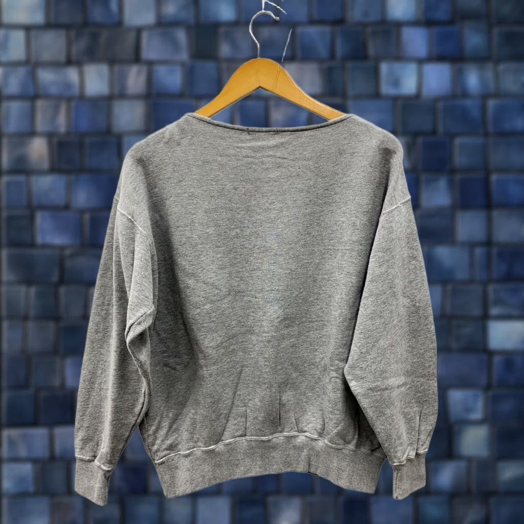 Issey Miyake ISSEY MIYAKE Sweatshirt Logo Vintage Size M Cotton Gray Men Pullover Crew Neck Long Sleeve Size US M / EU 48-50 / 2 - 1 Thumbnail