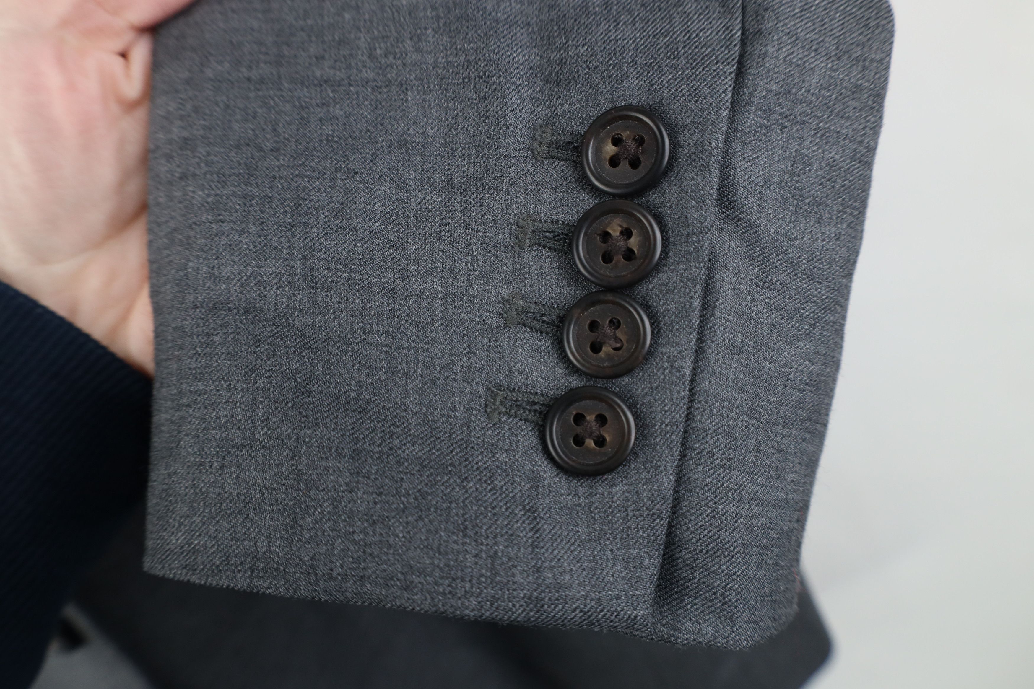 J.Crew J Crew 1035 Wool 2 Button Suit Coat Blazer Jacket Gray Size XXL / US 16-18 / IT 52-54 - 6 Thumbnail