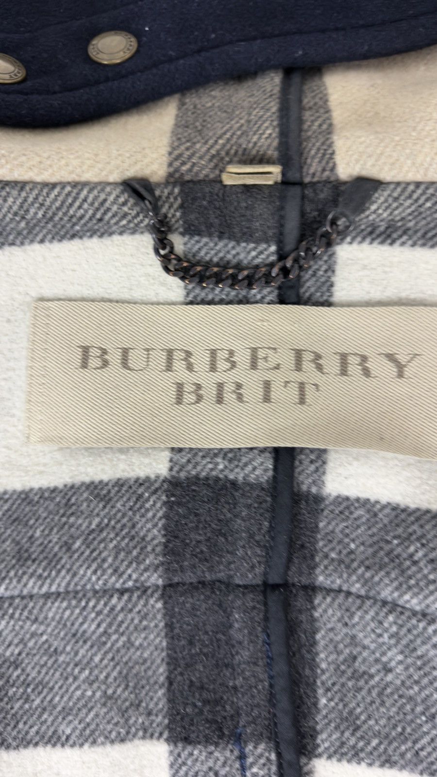 Burberry Burberry Brit Nova Check Duffle Coat Size US M / EU 48-50 / 2 - 8 Thumbnail
