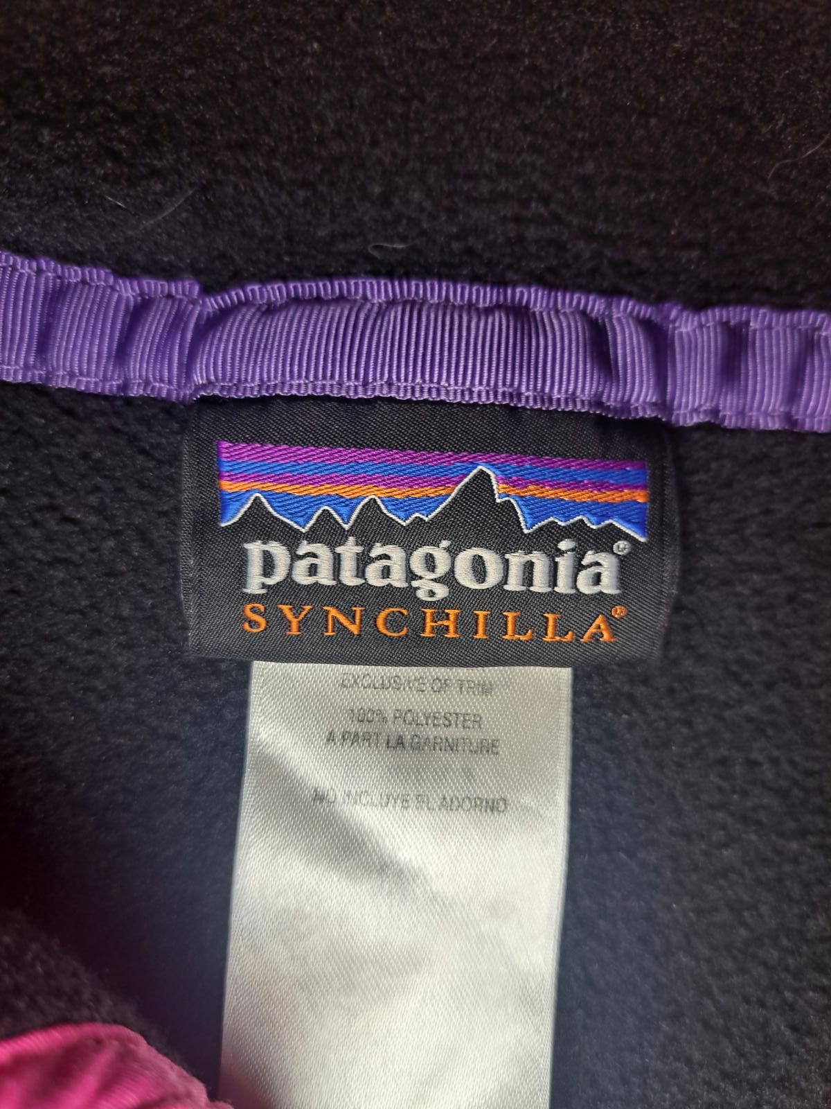 Patagonia Patagonia Synchilla Snap T Pullover Jacket Womens XS Black Size XS / US 0-2 / IT 36-38 - 2 Thumbnail