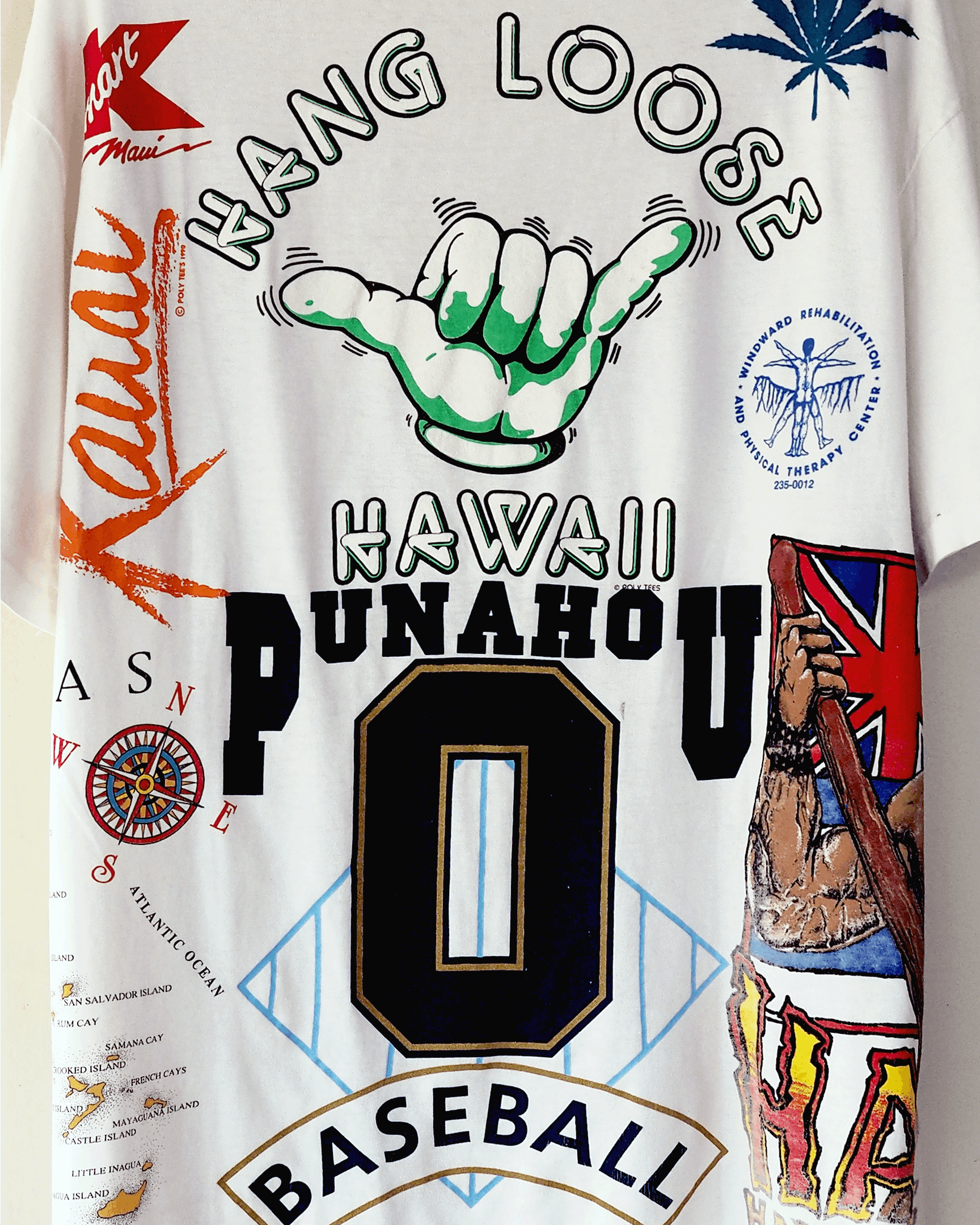 Vintage Vintage 1990s Hawaii Themed Test Print Shirt XL Size US XL / EU 56 / 4 - 12 Thumbnail