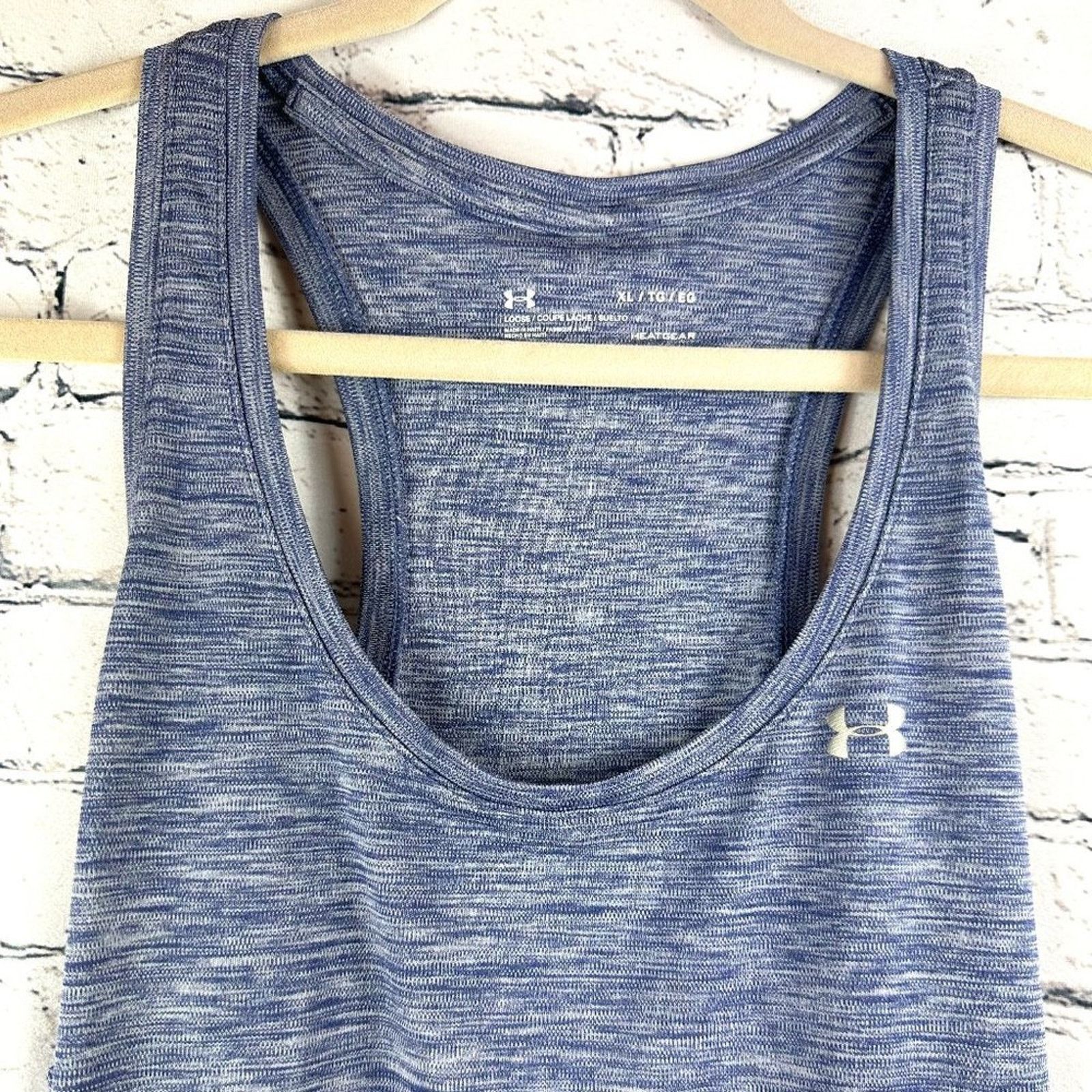 Under Armour Under Armour Loose Fit Racerback Tank Midnight Silver XL Size XL / US 12-14 / IT 48-50 - 6 Thumbnail