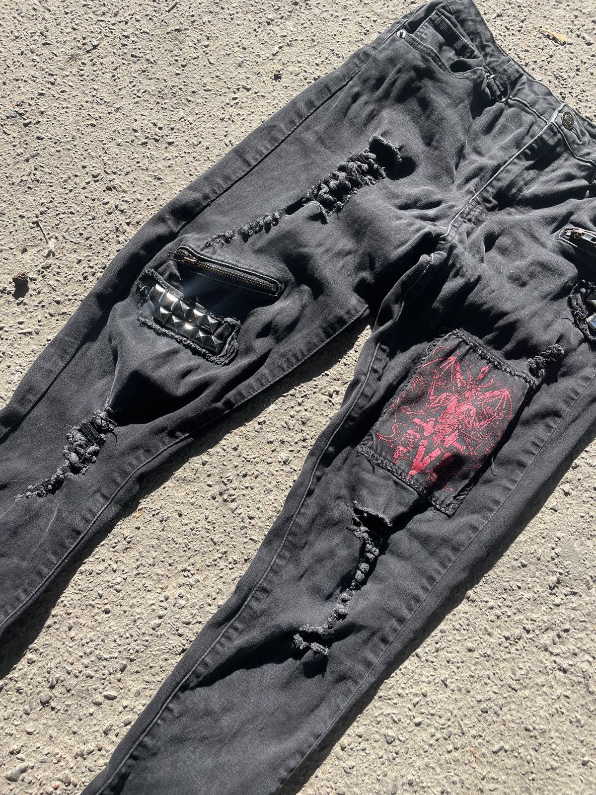 Killstar Punks opium pants Killstar Y2K avantgarde Size US 34 / EU 50 - 3 Thumbnail