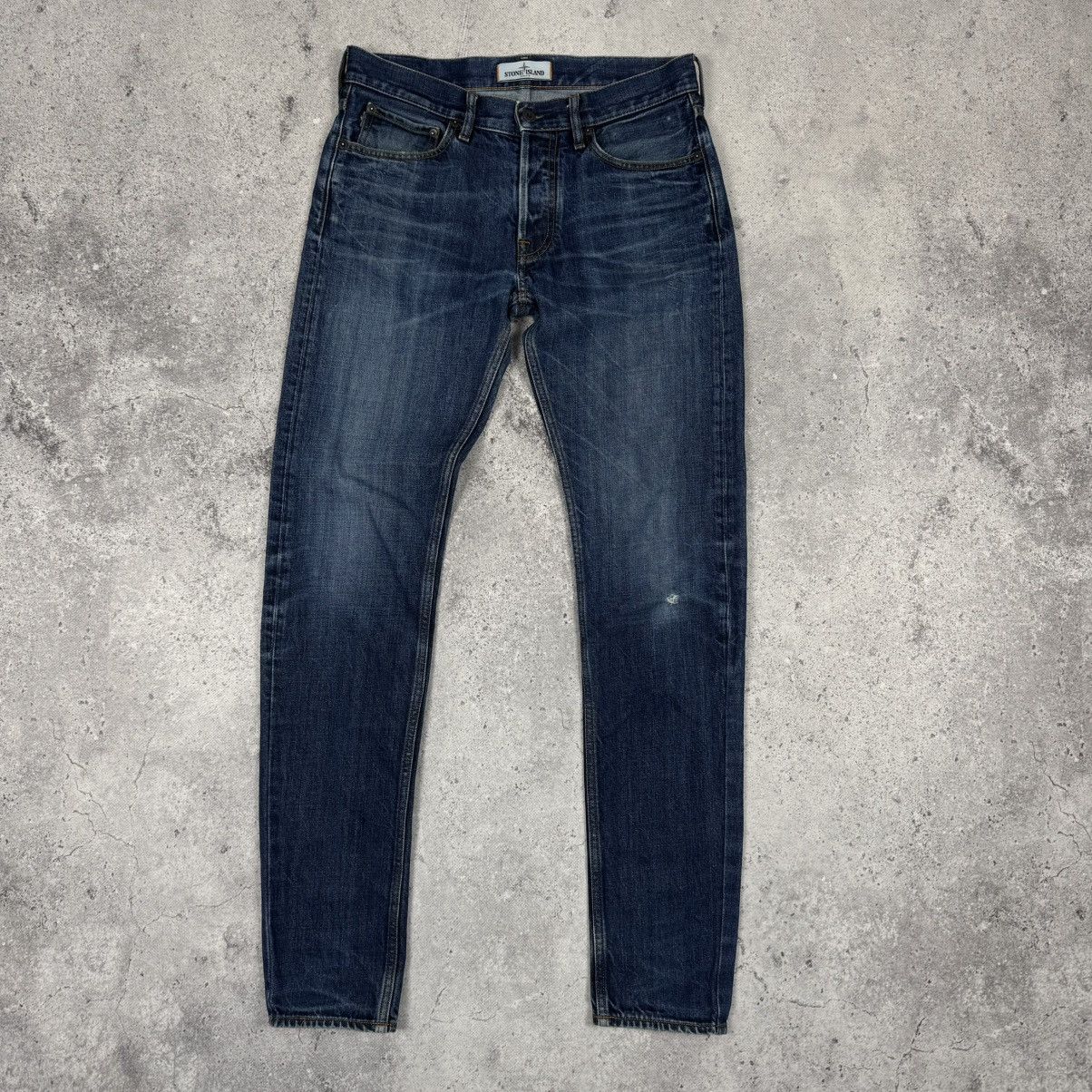 Stone Island × Vintage Stone Island Slim Fit Denim Jeans 30x34 Size US 30 / EU 46 - 2 Thumbnail